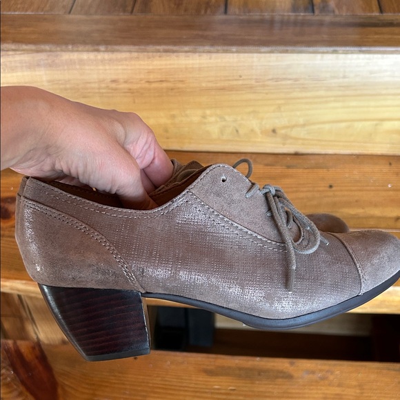 Comfortiva Women's Lace-Up Heels - Shimmering Silver - Picture 7 of 7